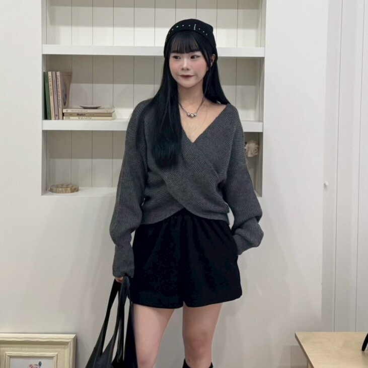 0負擔 厚針織舒服短褲