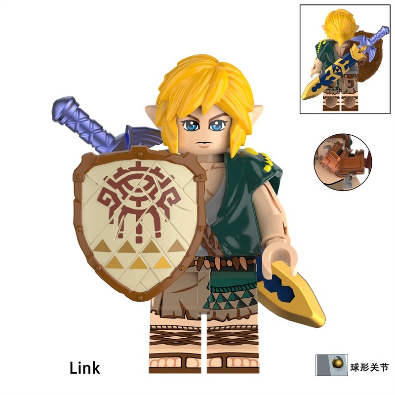 Legend of Zelda Link Custom Minifigures Fit Lego DT8906 DT030