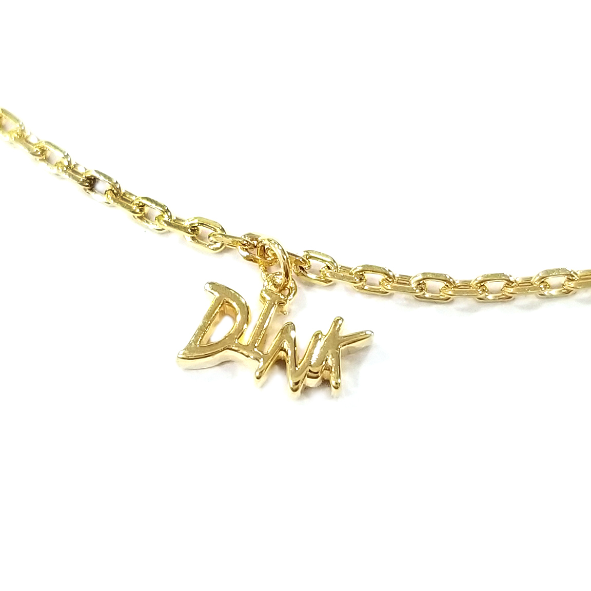 9K黃金 實驗室培育鑽石匹克球Charms手鏈