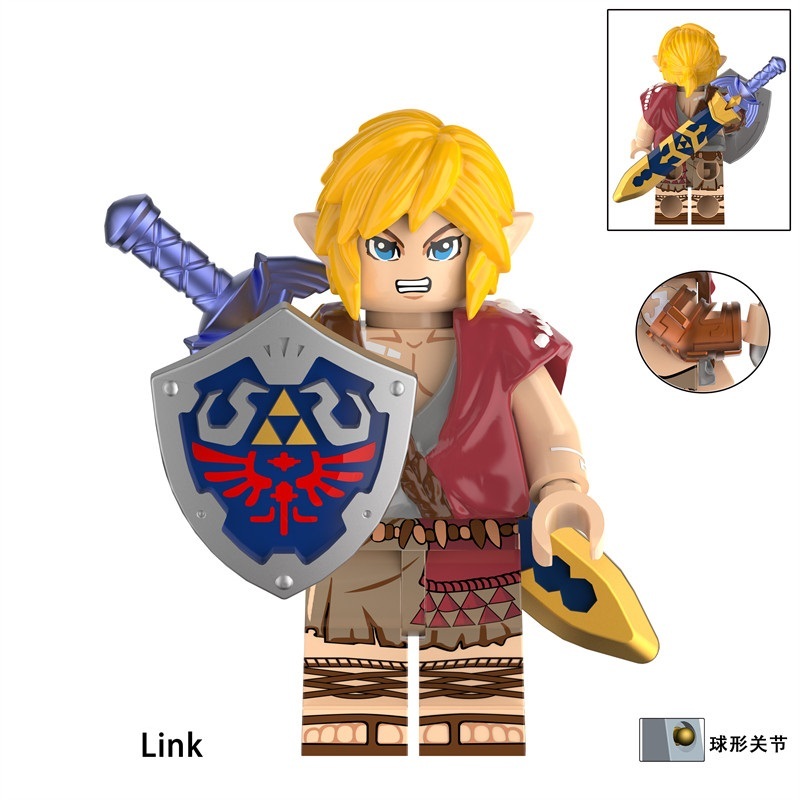 Legend of Zelda Link Custom Minifigures Fit Lego DT031