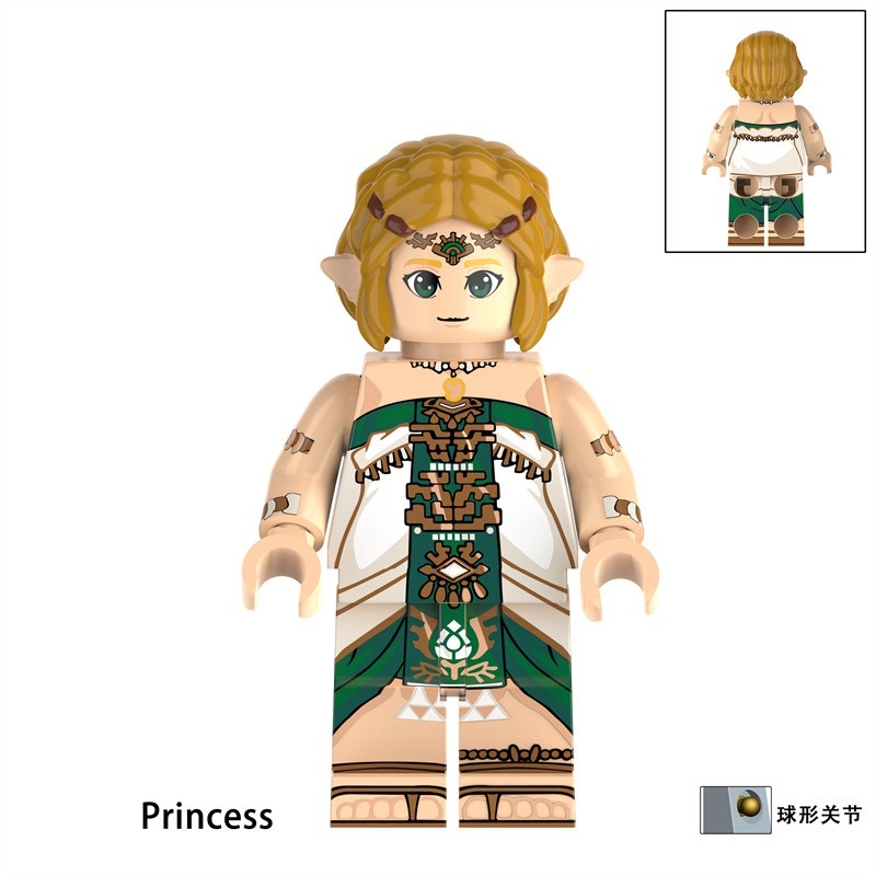 Legend of Zelda Princess Custom Minifigures Fit Lego DT8906 DT032