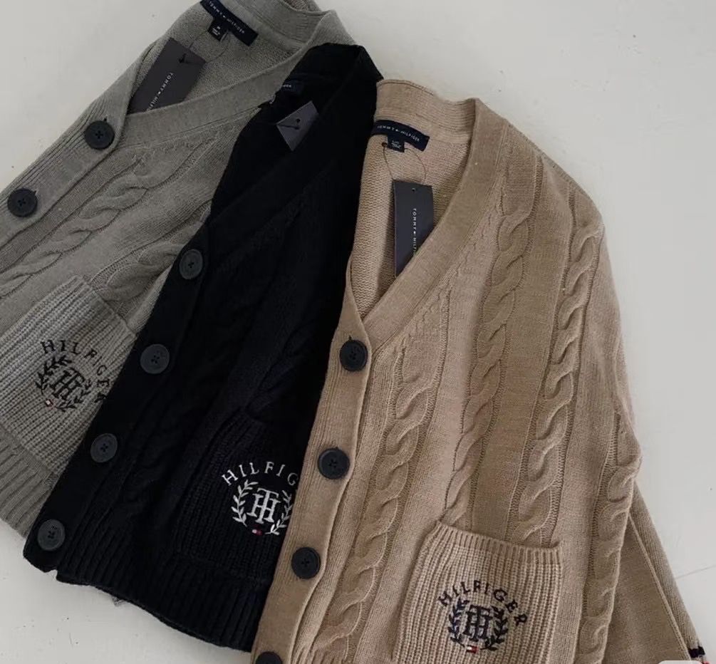 【預購】H010204 Tommy Hilfiger 針織棒球開襟衫