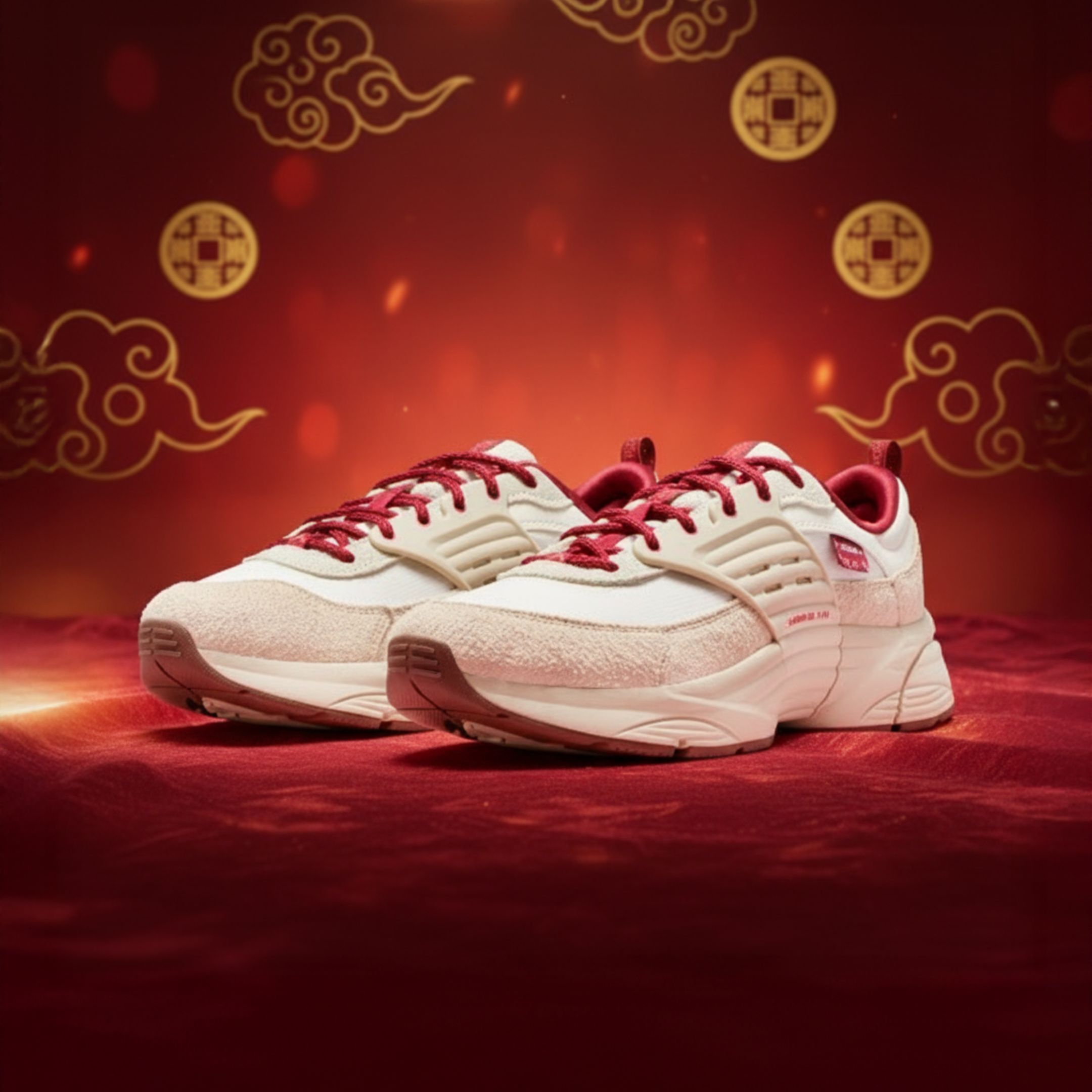 NICEDAY 代購 Nike Jordan Trunner O/S CNY 馬年 新年 春節 麂皮 奶茶 白 紅白 IQ1113-162