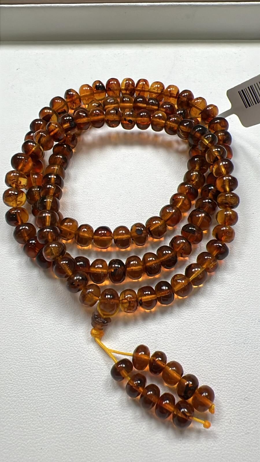 【直播】LL0103109 撫順蜜蠟藥珀108多圈 7mm (SC-16-53)