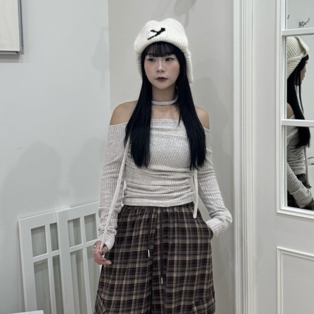 雪國夥伴 針織護耳帽