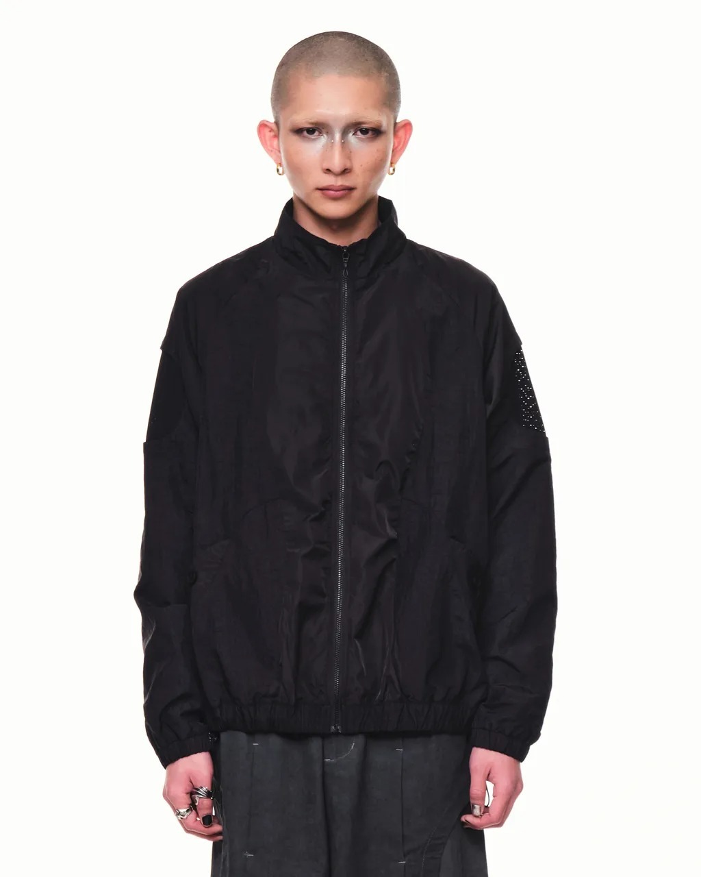Vacant｜ES0165 - Tracksuit Jacket (Black)