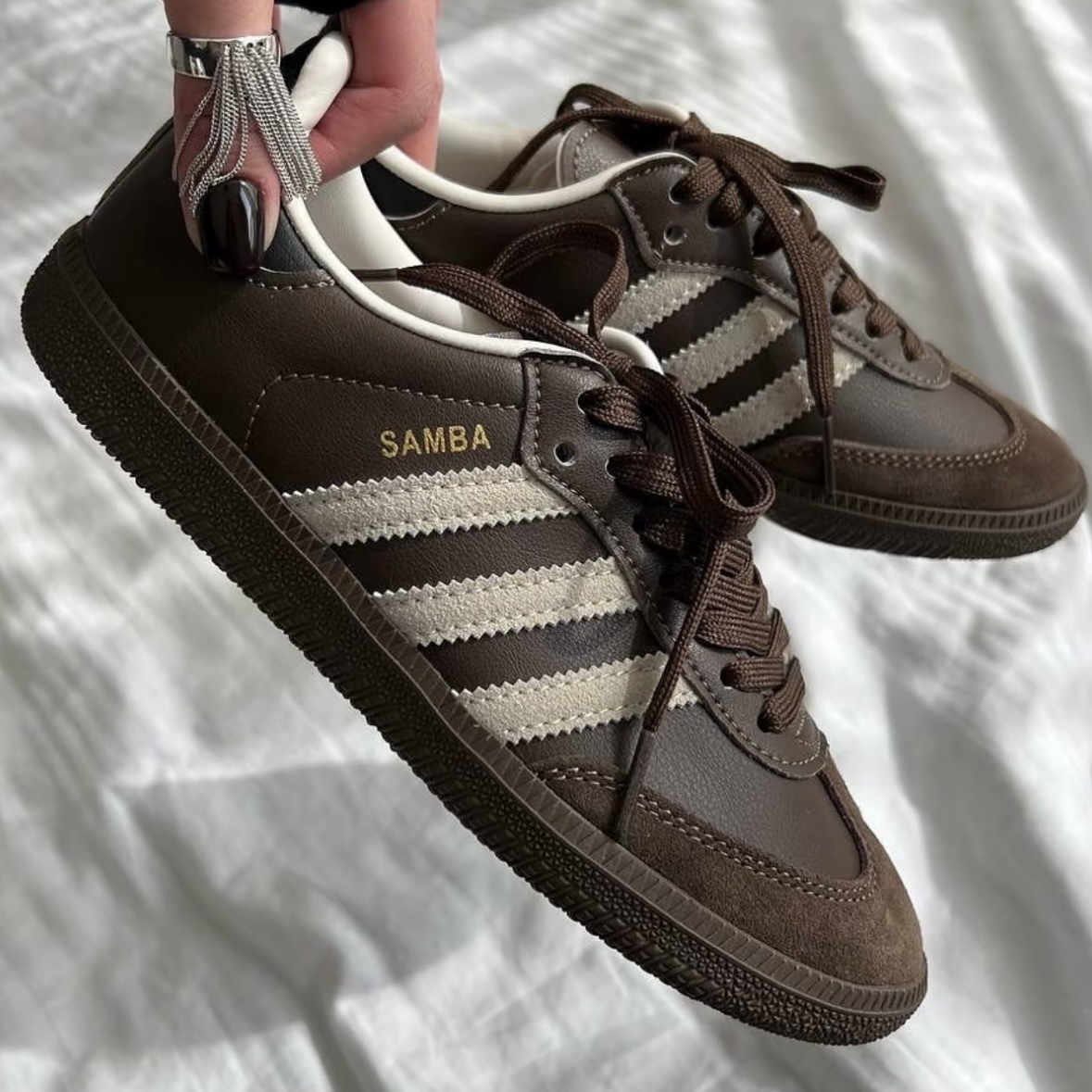 ADIDAS 愛迪達 SAMBA OG 咖啡 巧可力 金標 男女 德訓鞋  JI0217
