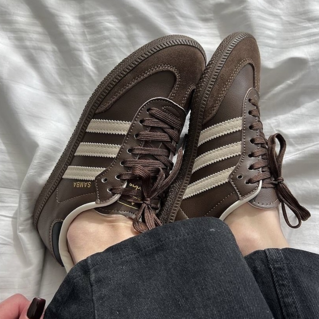 ADIDAS 愛迪達 SAMBA OG 咖啡 巧可力 金標 男女 德訓鞋  JI0217