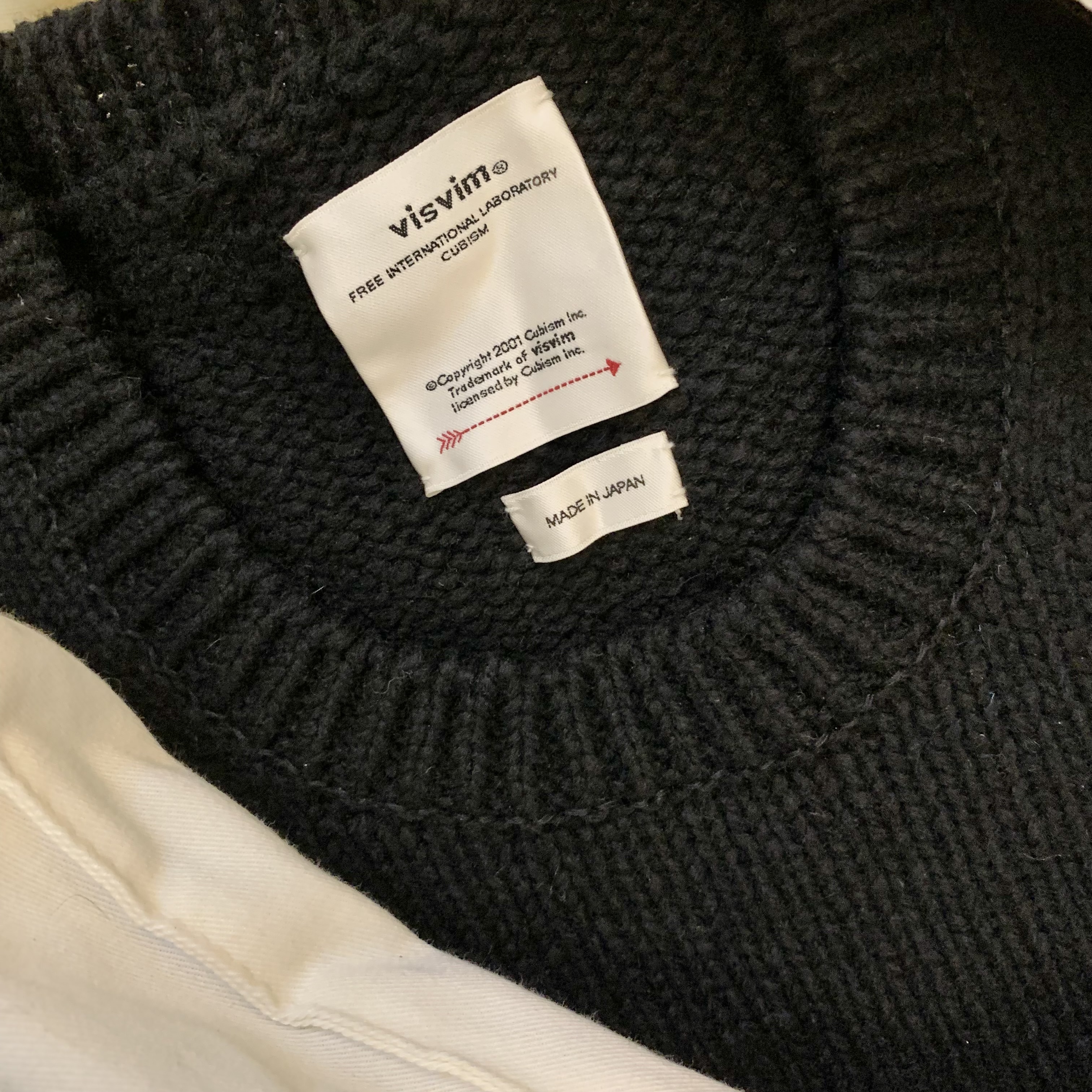 ON SALE: VISVIM JUMBO SB KNIT L/S 3/4 - BLACK SIZE 1 IN STOCK NOW (現貨發售中)