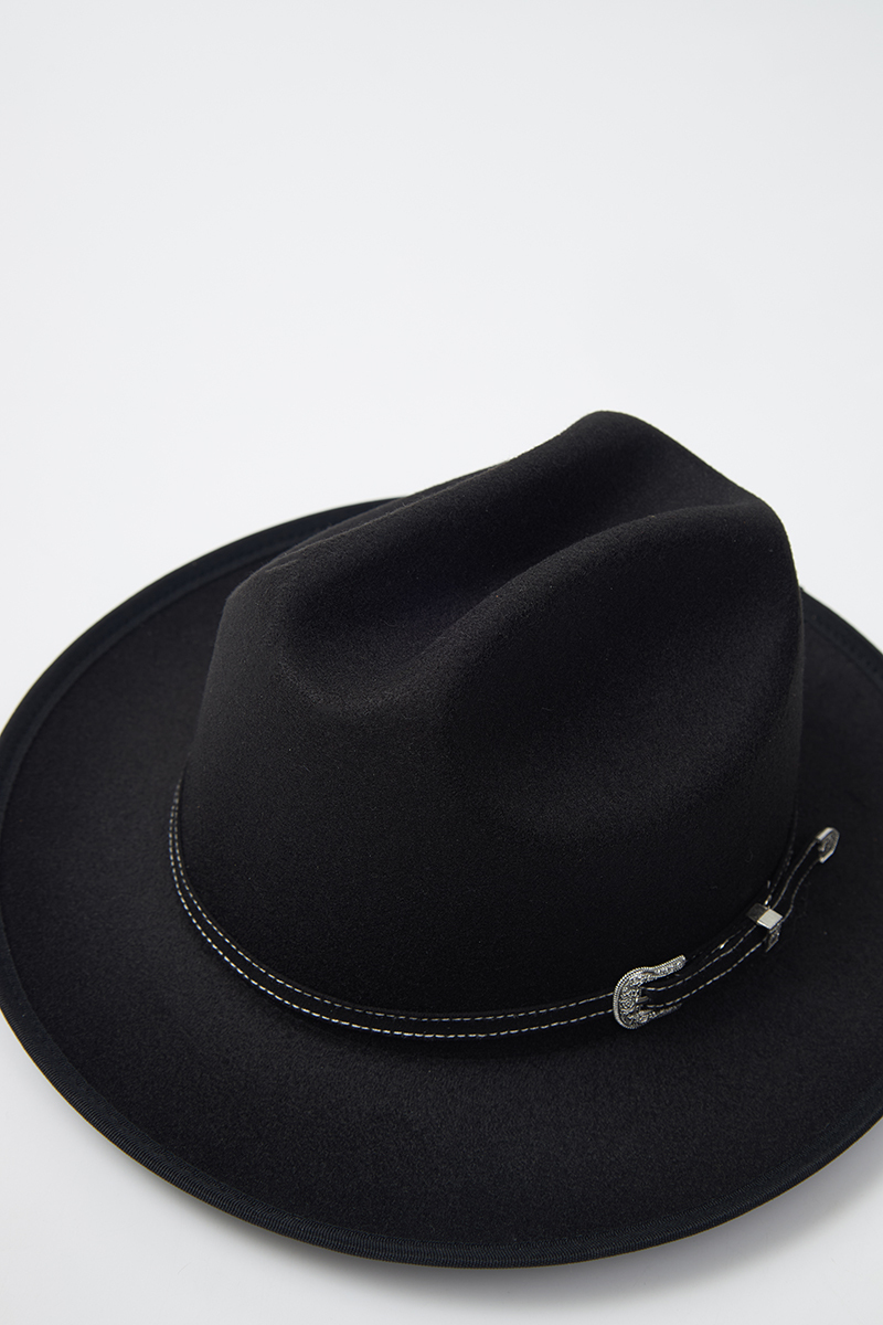 Cotton Fedora｜Black｜Hong Kong Original Design