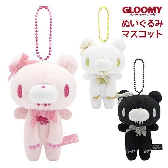 【預購】JN010302 GLOOMY暴力熊 天使緞帶版吊飾