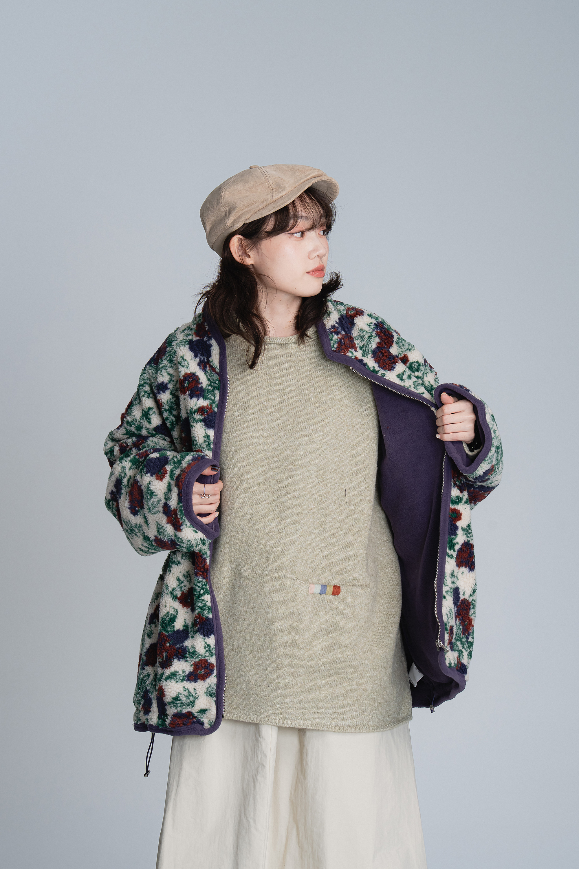 花苞小姐的QQ毛外套 3色