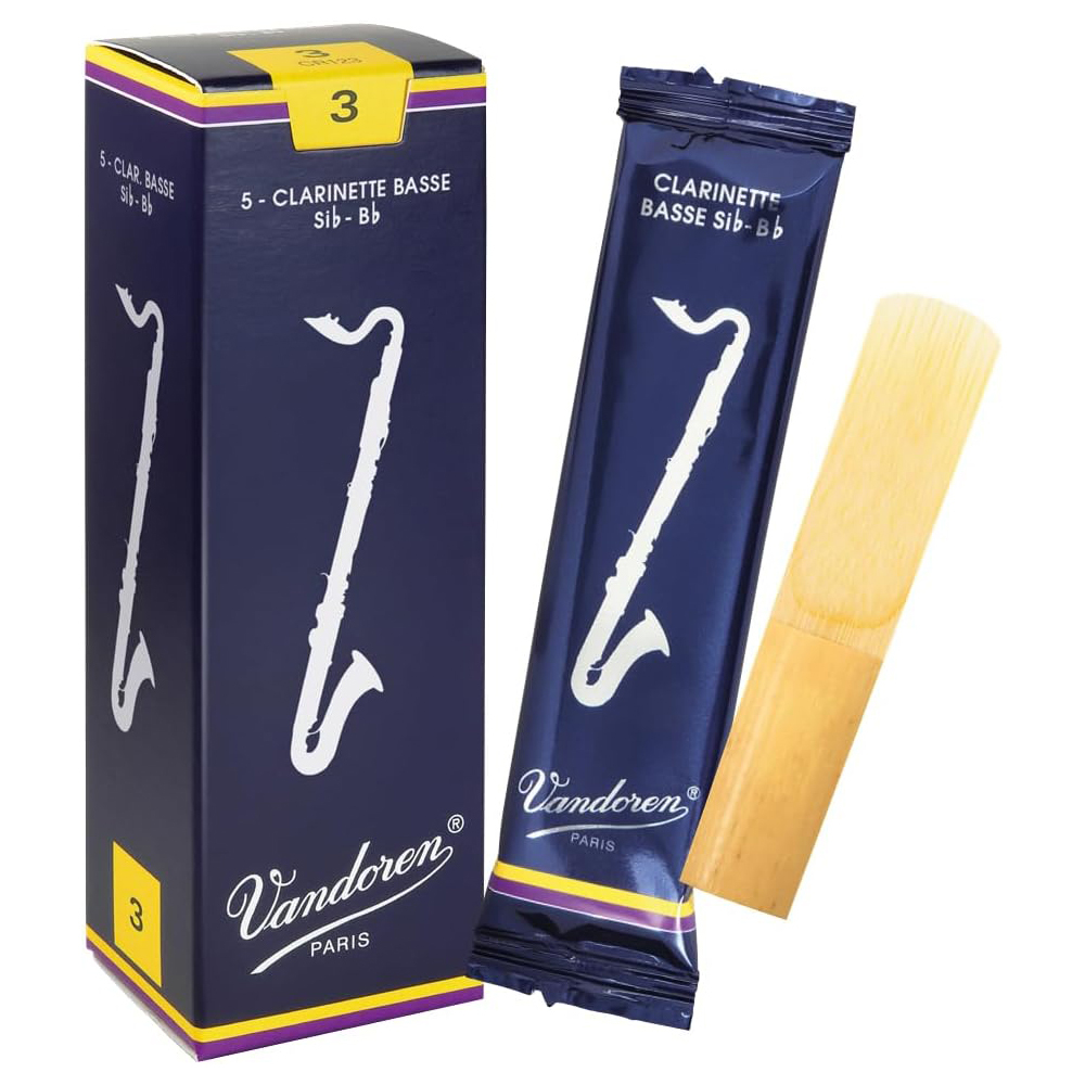 法國 VANDOREN 低音豎笛竹片 V5 V12 V21 Bass Clarinet Reeds