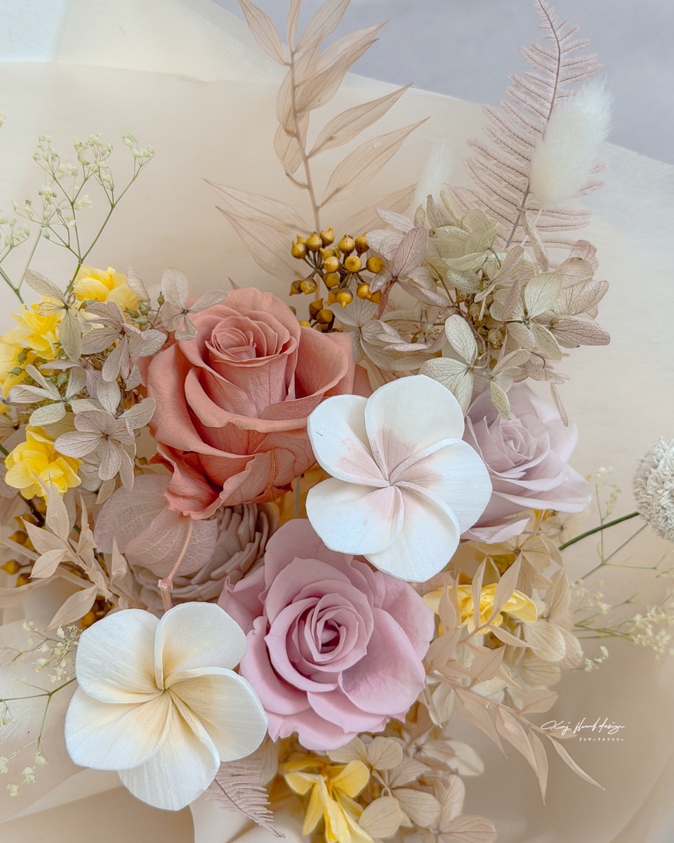 日光花信・永生玫瑰花束