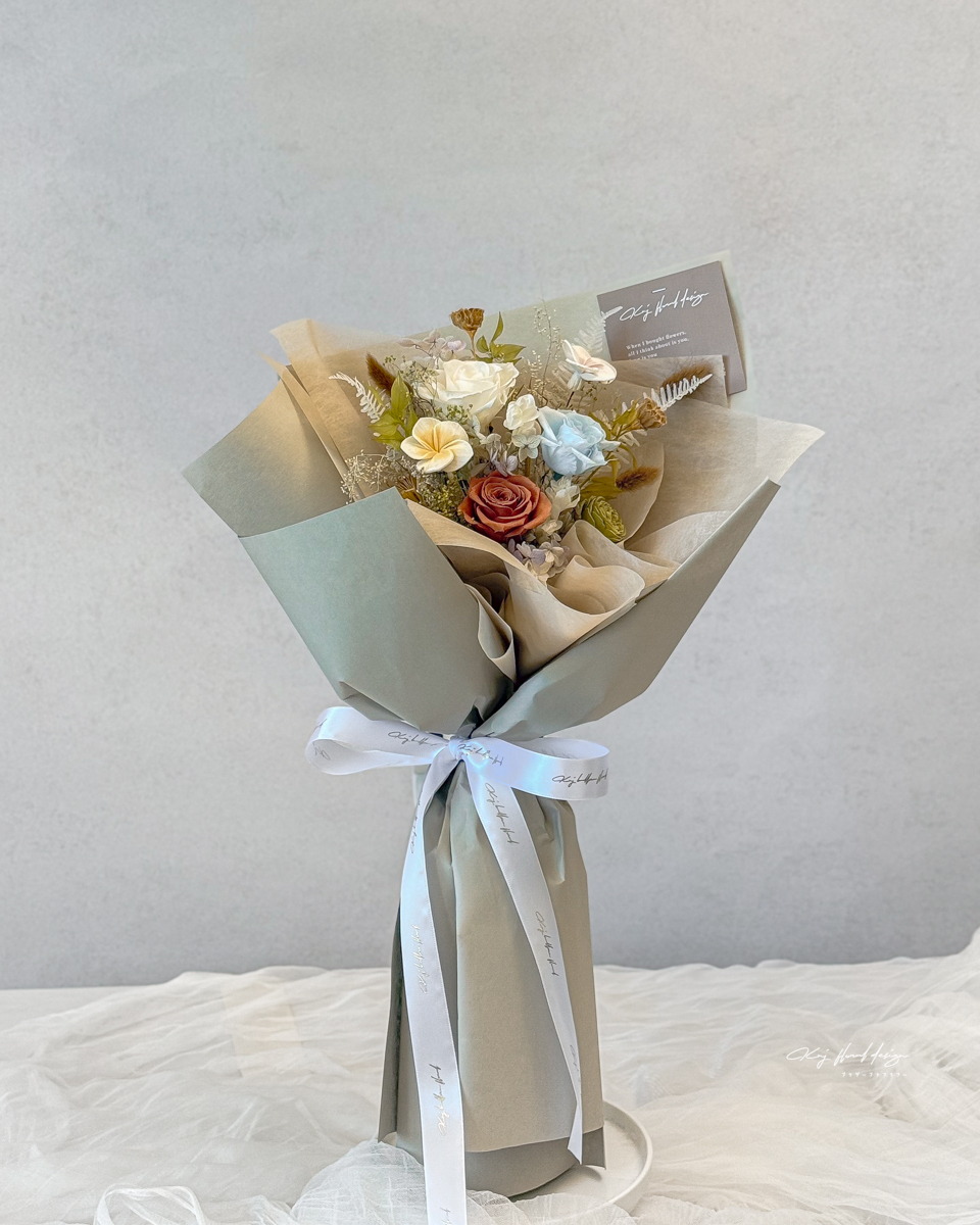 靜嶼拾光・永生玫瑰花束
