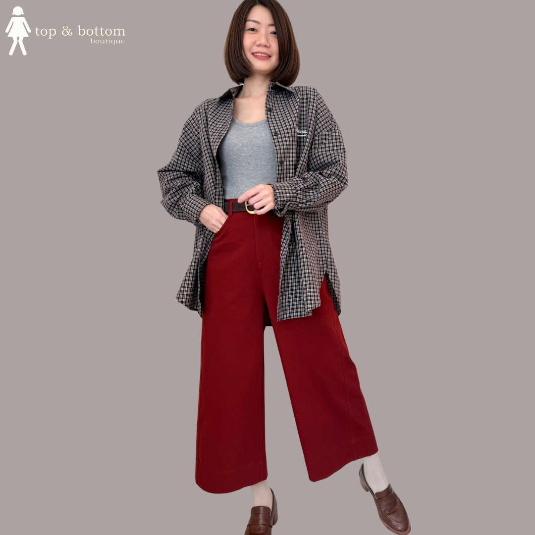 DENIM WIDE LEG PANT