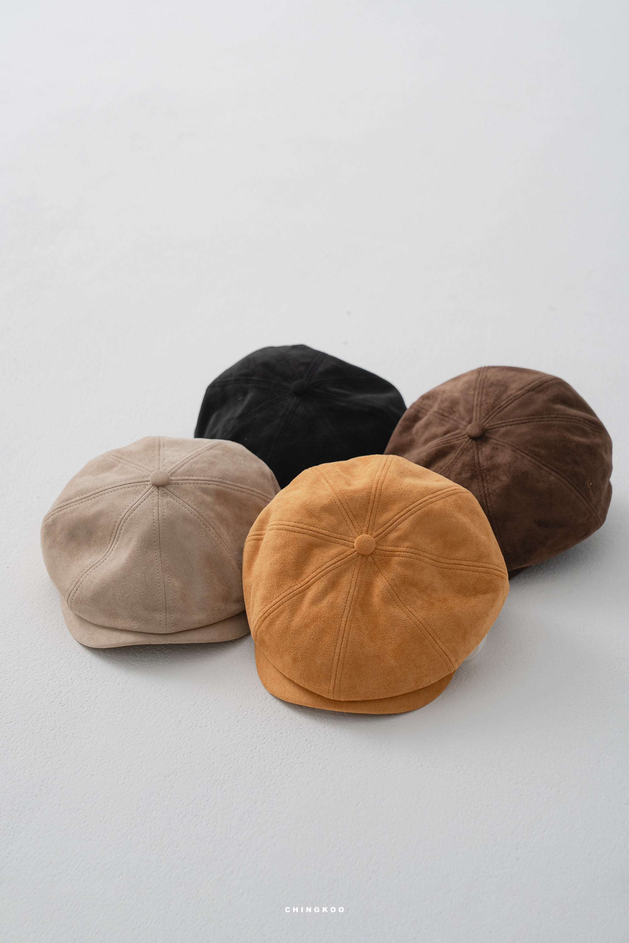 日系麂皮2way小偷帽 4色
