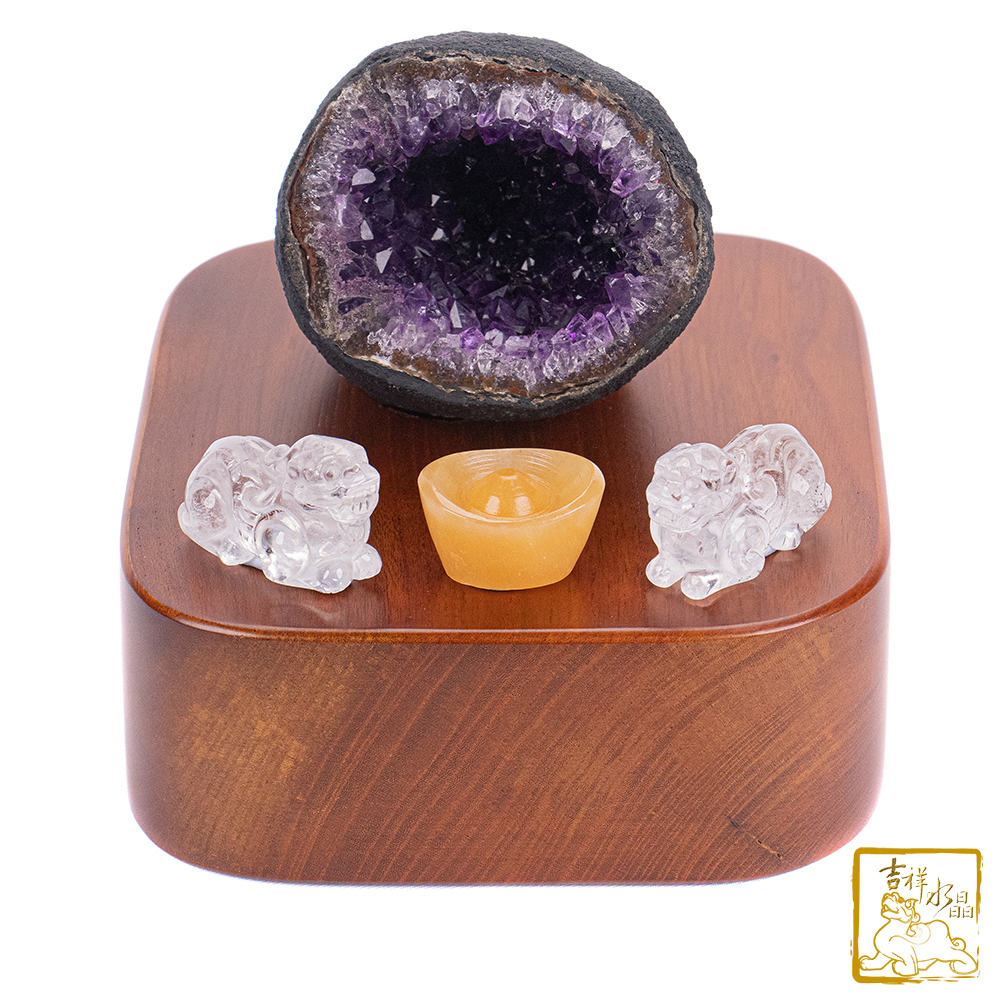 紫水晶洞 巴西紫水晶洞11.14kg 安神健康【吉祥水晶專賣店】
