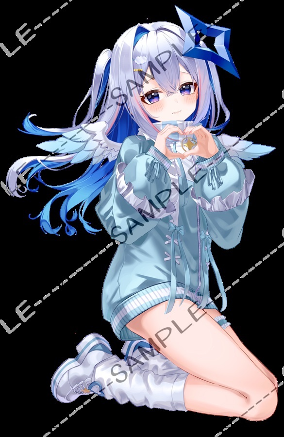 C107「同人代購」[Melonbooks代購」【ホロクル10th】天音かなた(きゅーぴっど。ロング)アクスタ