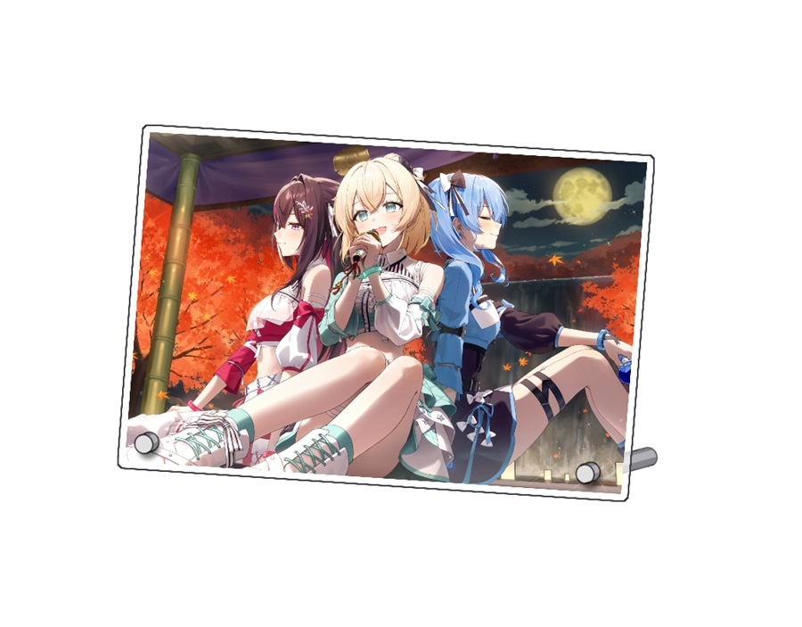 C107「同人代購」[Melonbooks代購」アクリルパネル【風真いろは活動4周年応援広告イラスト】