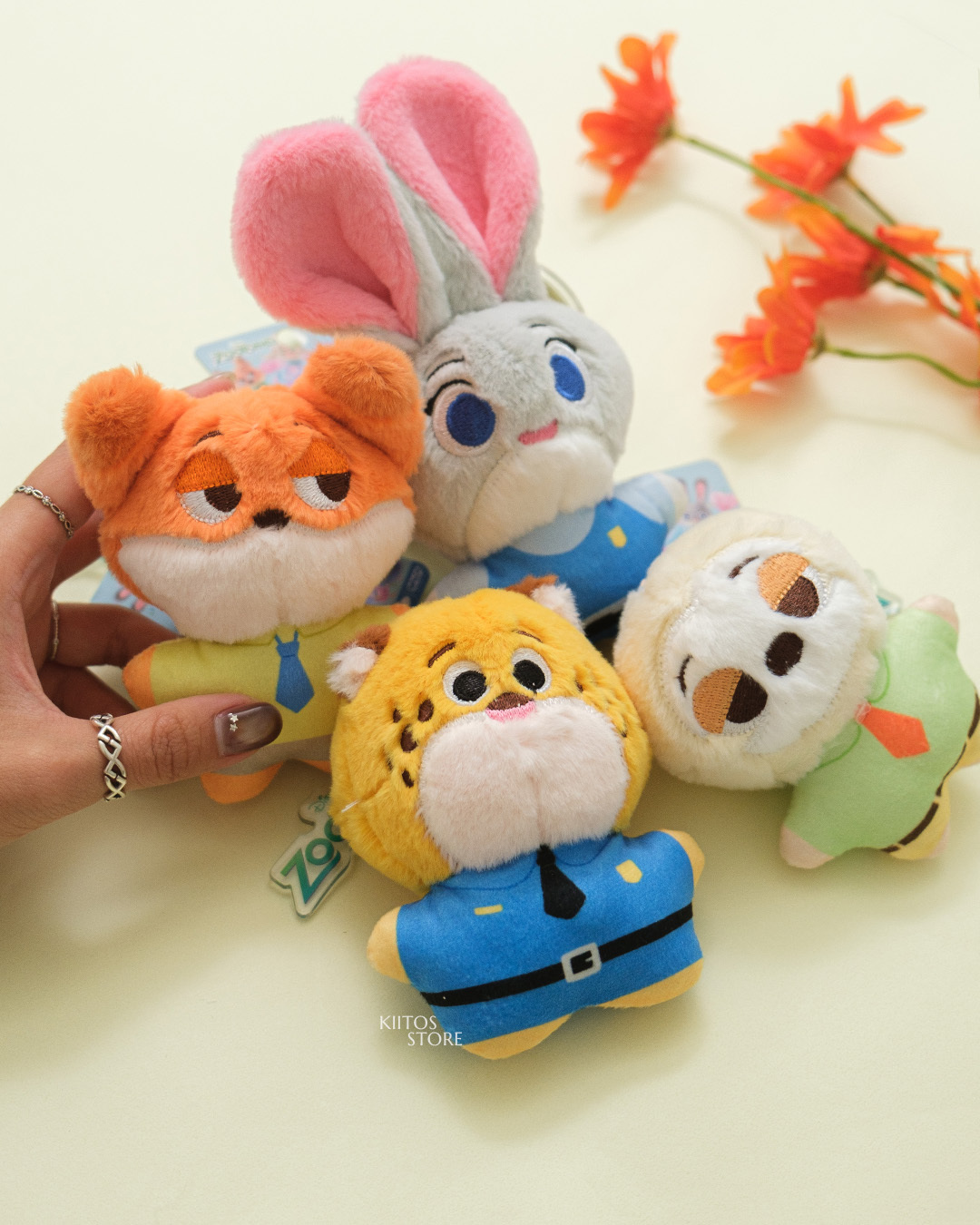 【現貨】迪士尼 DISNEY 日本正版 動物方城市 茱蒂 尼克 毛絨 玩偶 吊飾