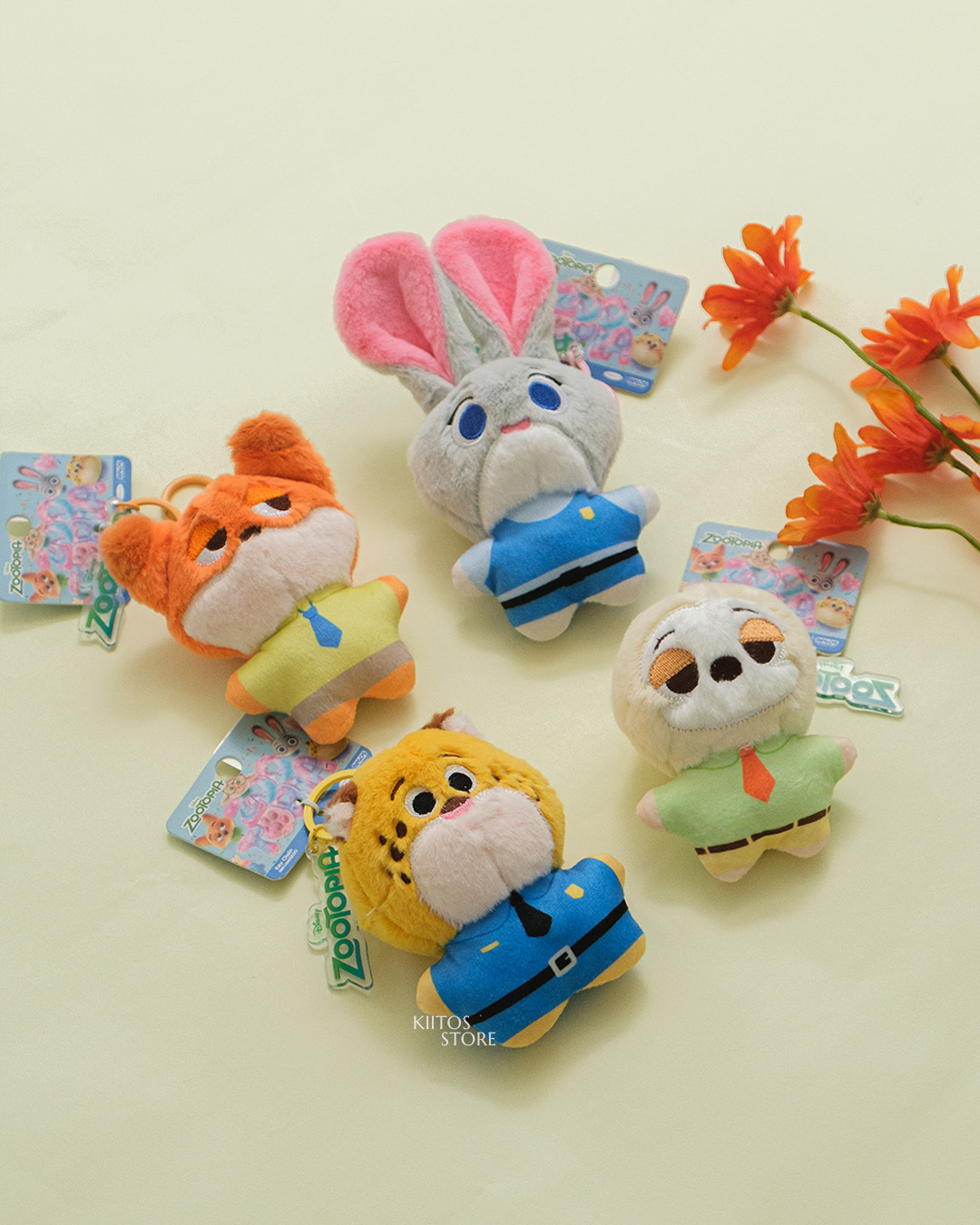 【現貨】迪士尼 DISNEY 日本正版 動物方城市 茱蒂 尼克 毛絨 玩偶 吊飾