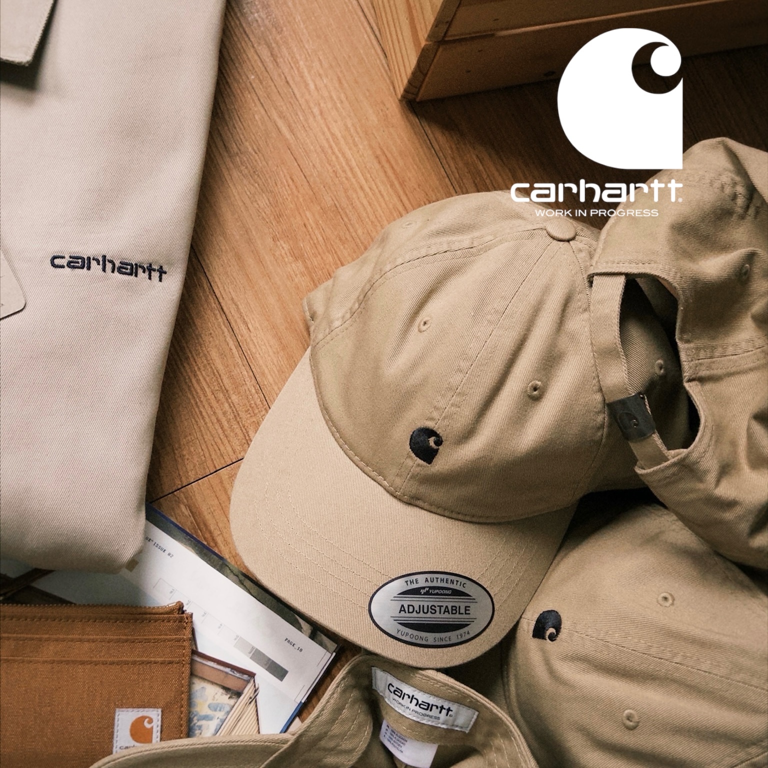 📦CARHARTT WIP utility 刺繡Logo 老帽