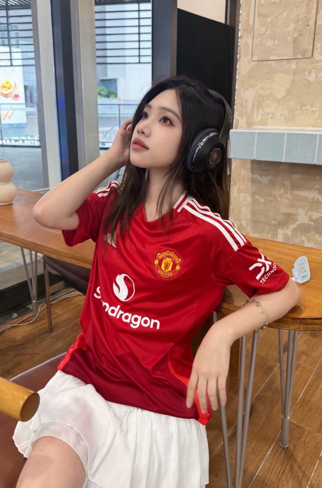 【代購】  adidas 曼聯 足球 紅色 復古球衣 MANCHESTER UNITED 客場 24/25