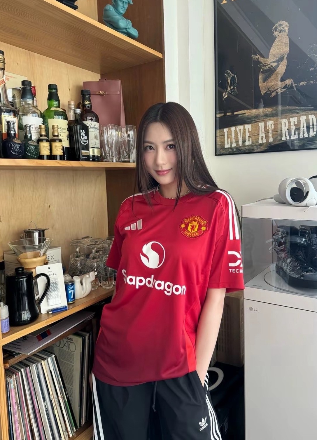 【代購】  adidas 曼聯 足球 紅色 復古球衣 MANCHESTER UNITED 客場 24/25