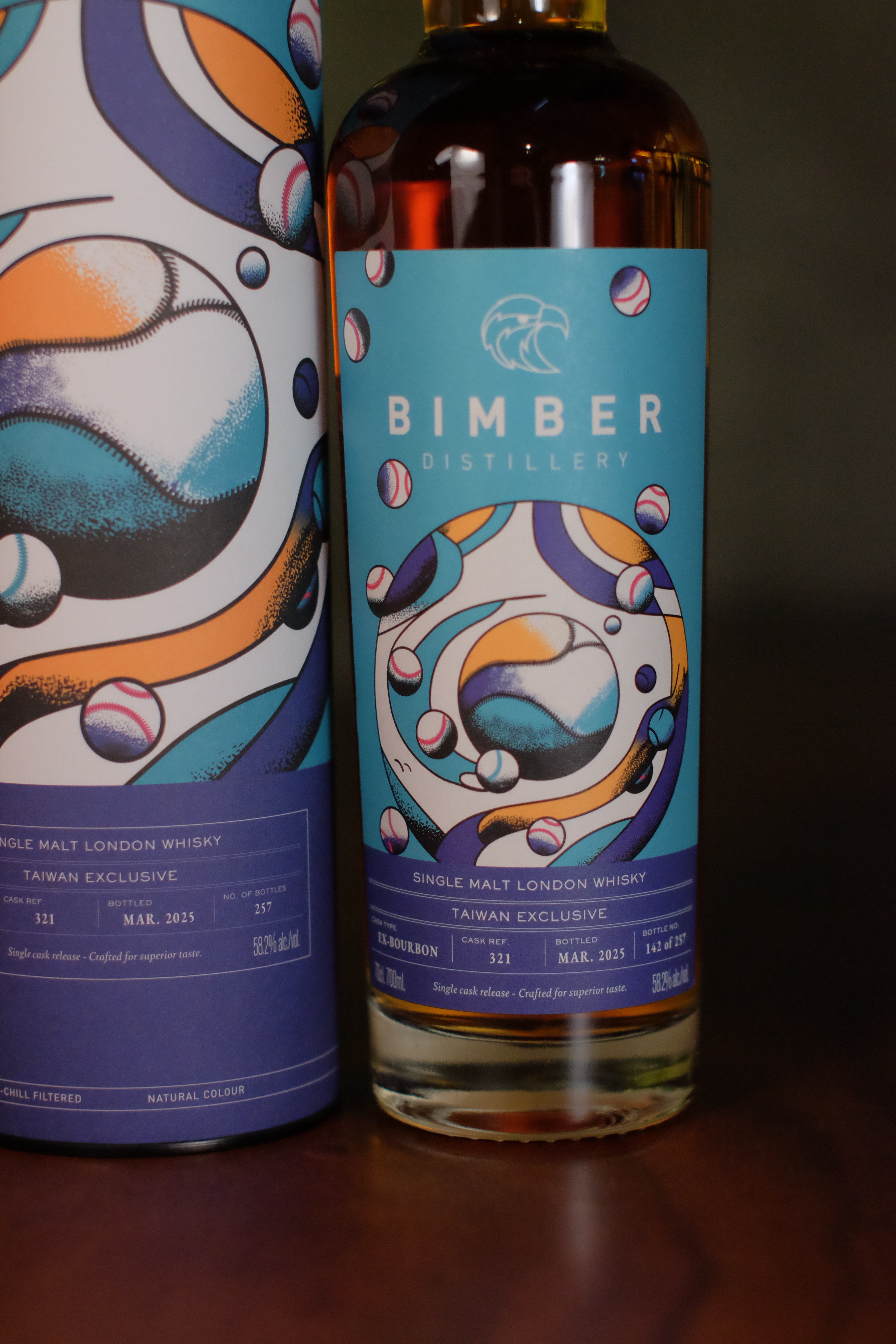 Bimber Taiwan Edition 2025 Ex-bourbon #321 58.2%