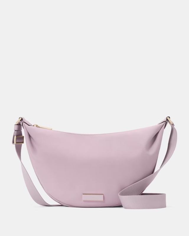 [U] KATE SPADE LAVENDER S KL966 CARTER NYLON MEDIUM SLING BAG, 196021680939 (UK66)