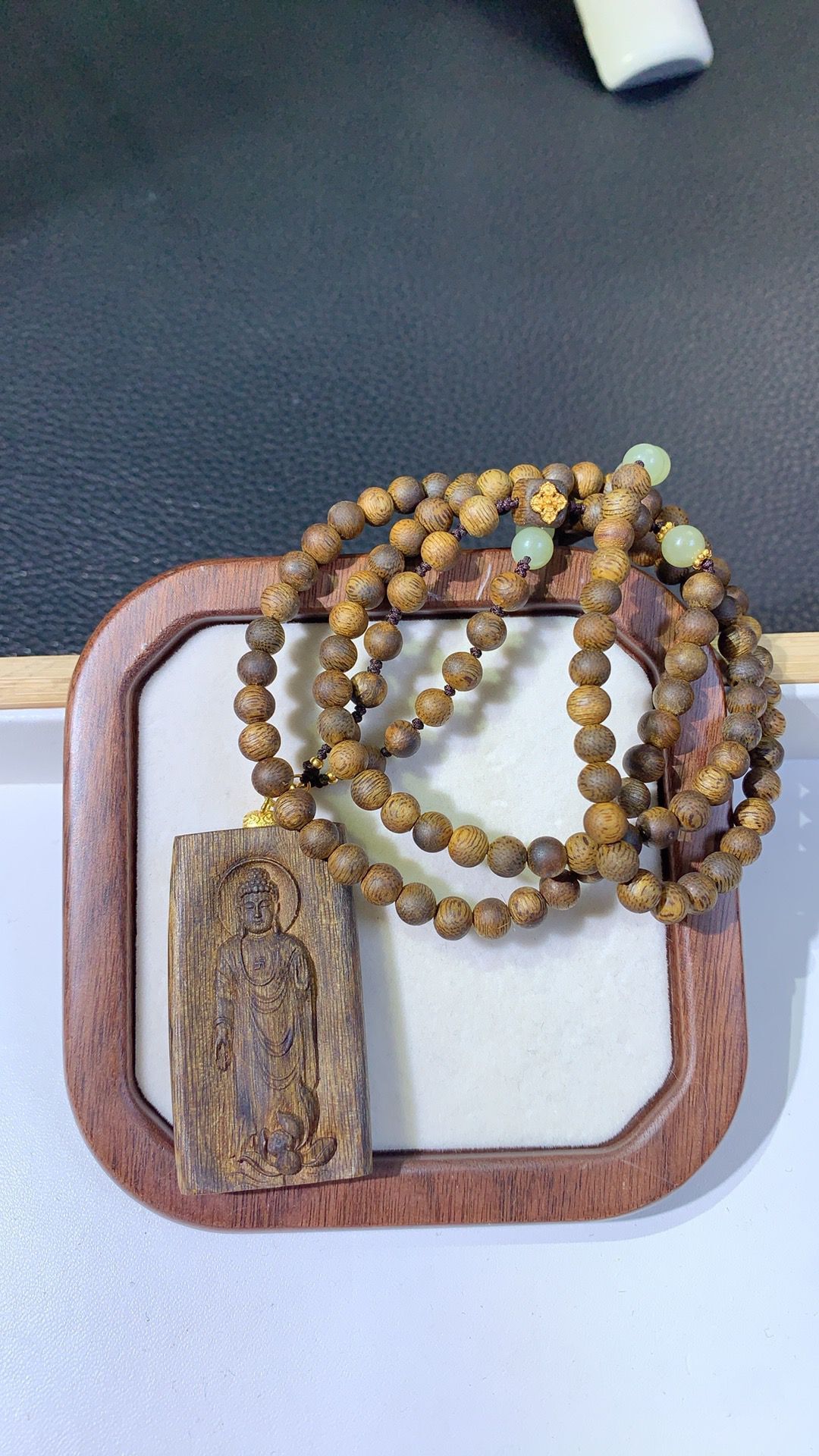 【直播】LL0103172 沉香佛牌多圈頸鍊