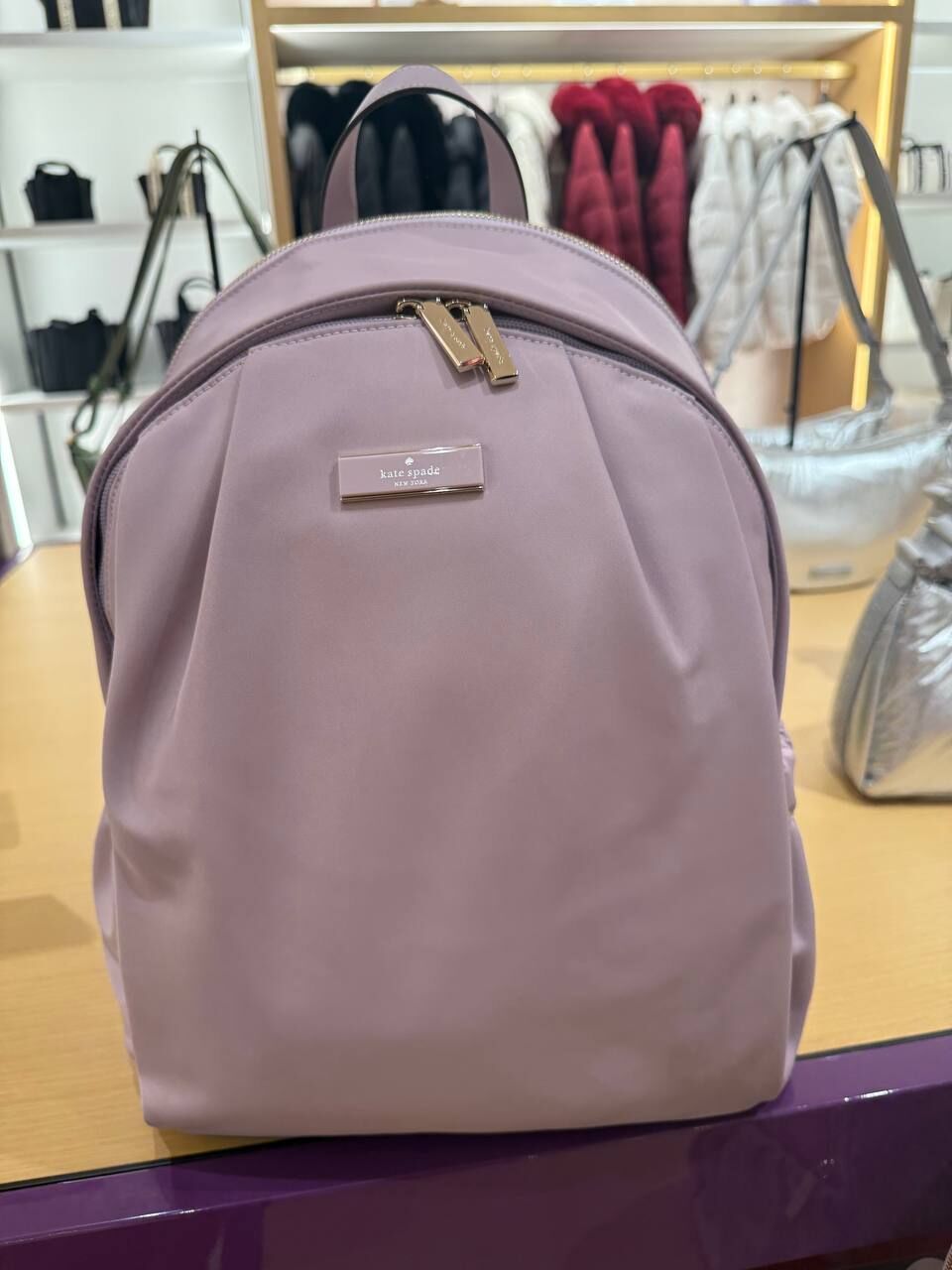 [U] KATE SPADE LAVENDER S KL962 CARTER NYLON LARGE BACKPACK, 196021680786 (UK71)