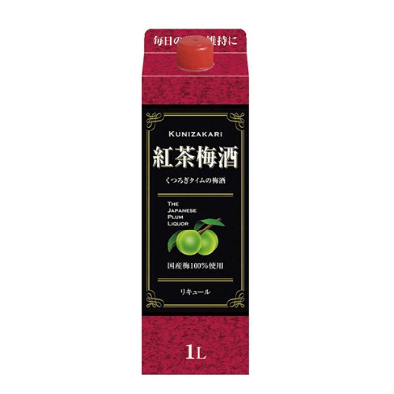 國盛酒造 紅茶梅酒 1000ml