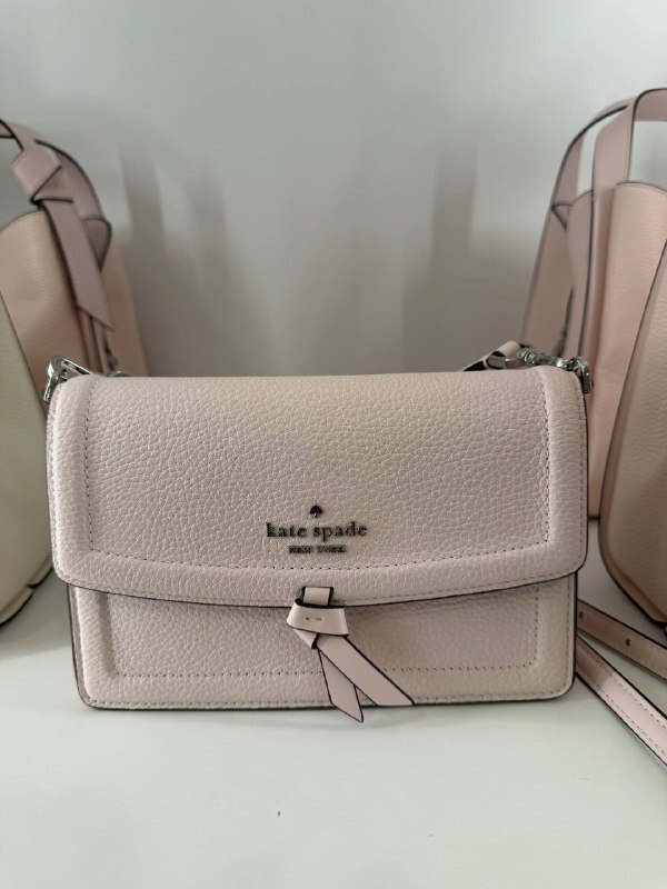 [U] KATE SPADE POWDERED S KM611 KNOTT MINI CBODY PEBBLED LEATHER, 196021713385 (UK91)