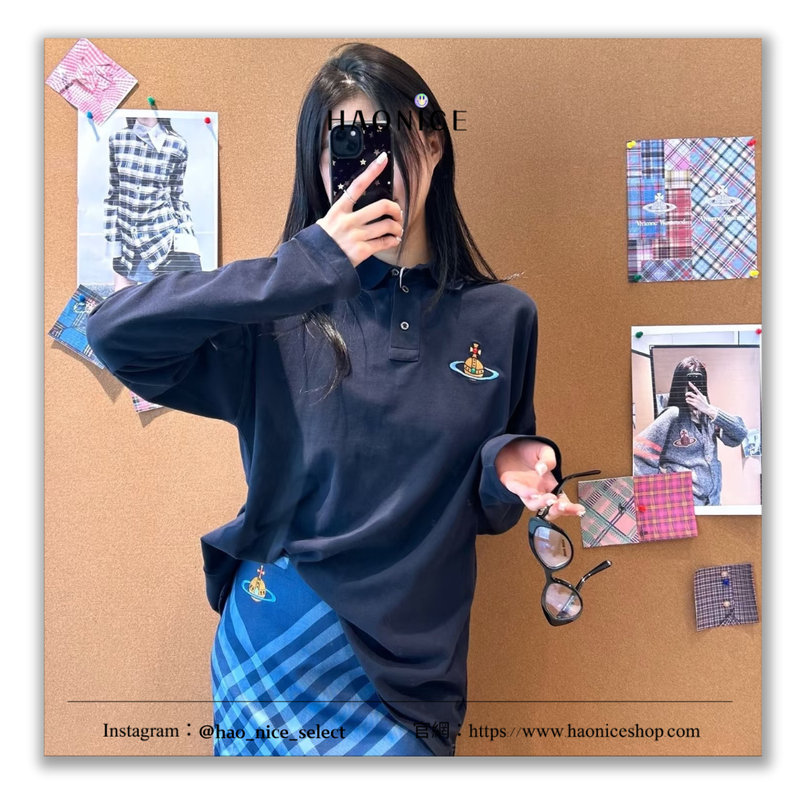 【HAO NICE】英國潮🇬🇧Vivienne Westwood 西太后🪐👑️經典土星logo 學院風 長袖polo衫 長T