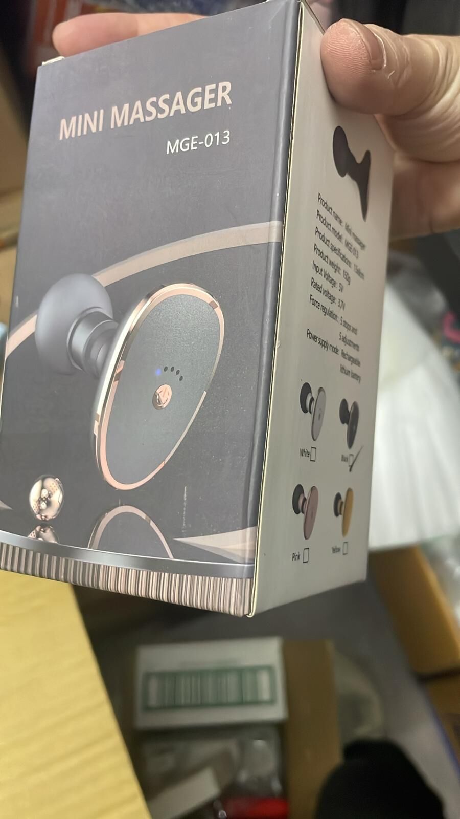 現貨 迷你按摩器（黑色）（#920A)