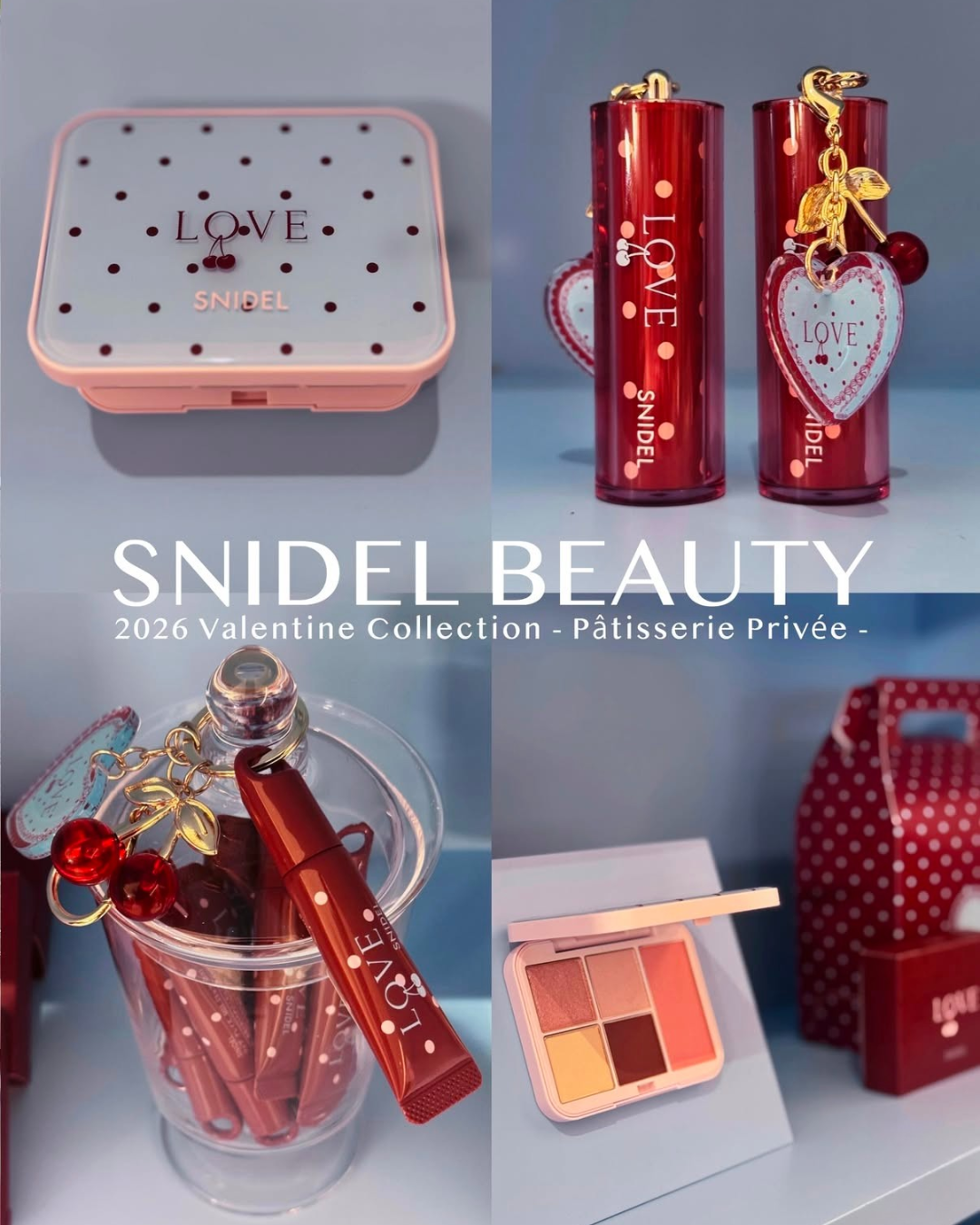 [限定] SNIDEL BEAUTY 2026 Valentine Collection Patisserie Privee 情人節彩妝系列
