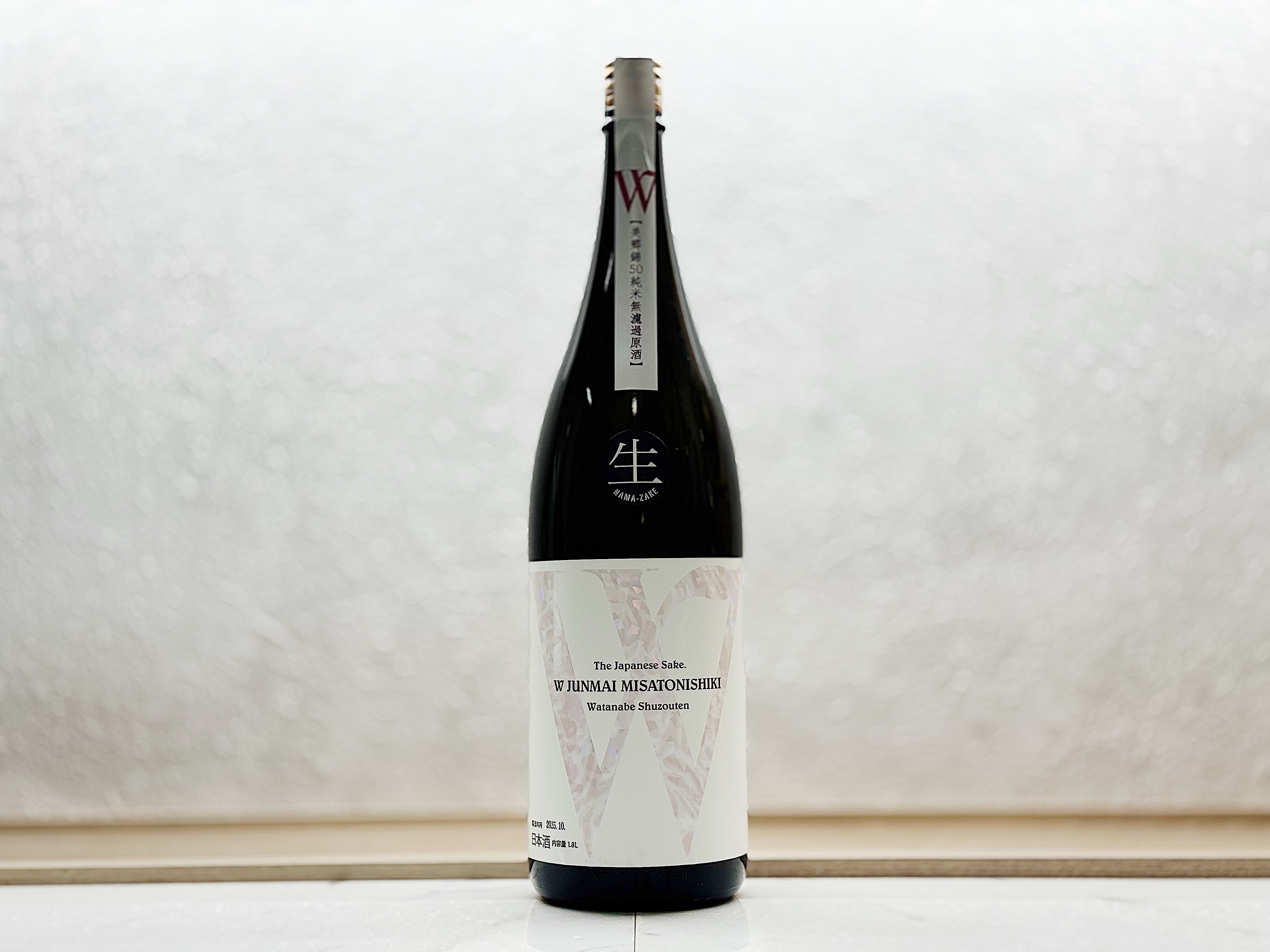 Ｗ 龜之尾 純米 無濾過生原酒 1800ml