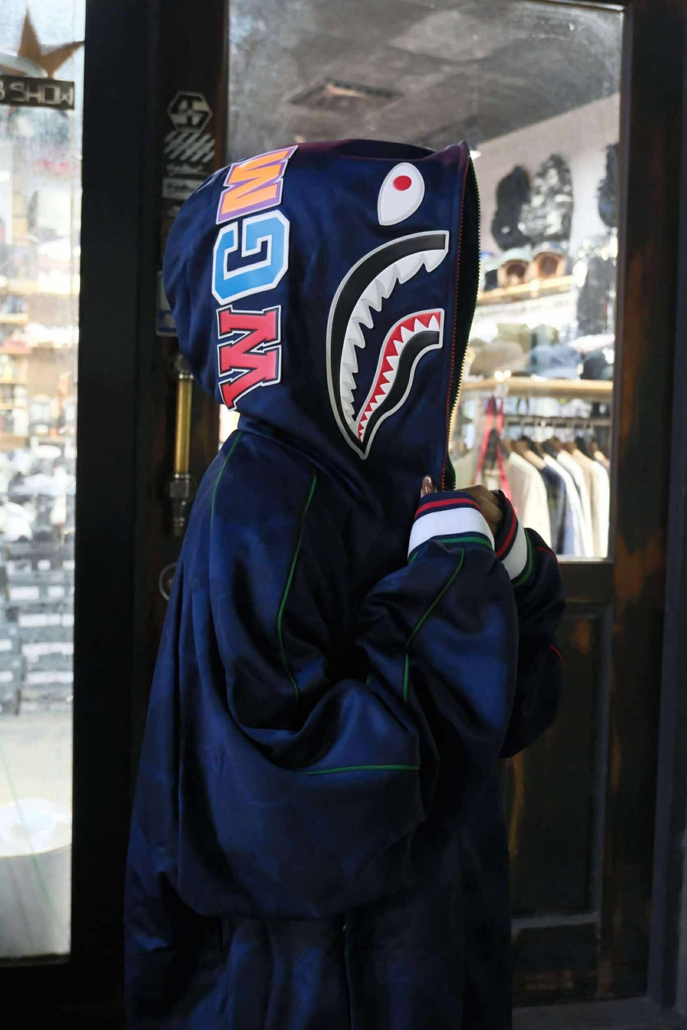 BAPE® x PAGANI 超強聯名 迷彩鯊魚外套