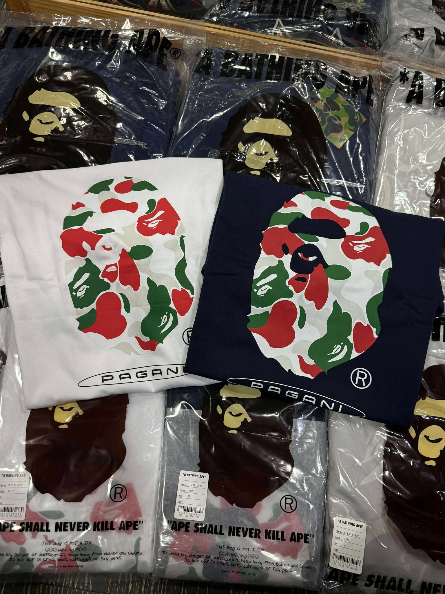 BAPE® x PAGANI 超強聯名 短TEE