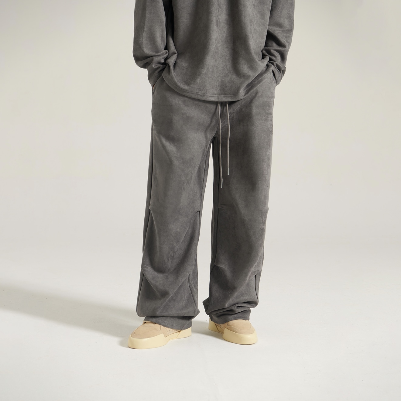 預購1/25抵台INNERSECT 三生萬物 麂皮絨 直筒 長褲 INN24FWBPT137