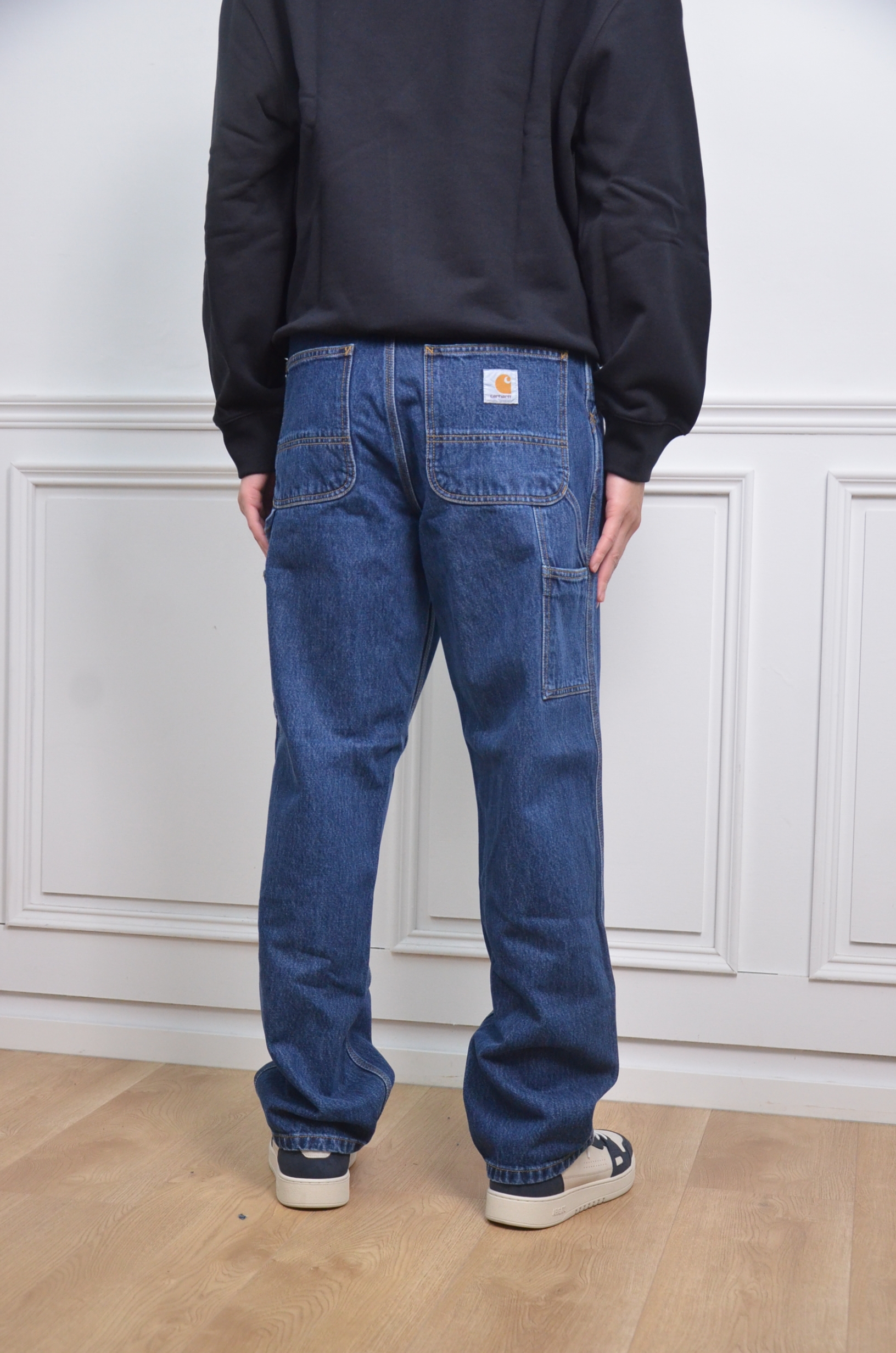 Carhartt Wip Single Knee Pants 長褲-深藍【I032024 010632】