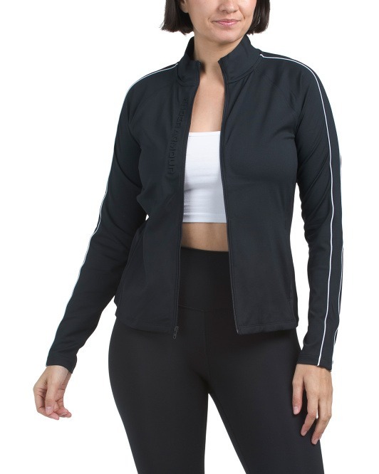 【預購】Q010307 UNDER ARMOUR 女士 黑色Storm 中層保暖全拉鍊外套