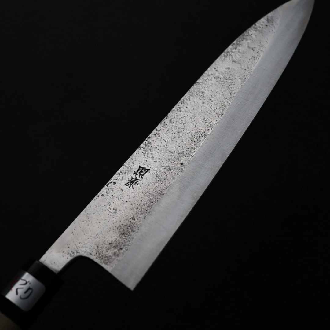藤原照康梨地牛刀210mm 白紙1號鋼