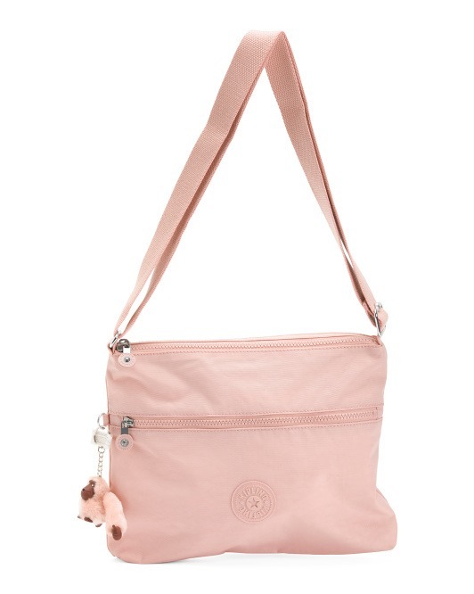 【預購】Q010310 KIPLING 粉紅色Annabelle 斜背包（寬 13 英寸 x 高 10 英寸）