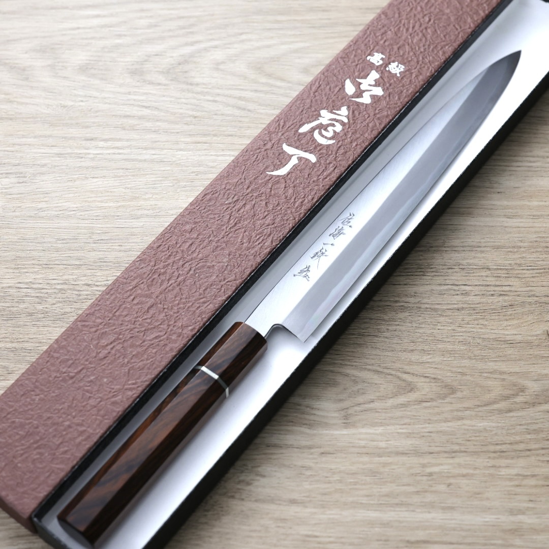 佐海 伊野忠刃物 一鉄 柳刃 270mm 青紙鋼