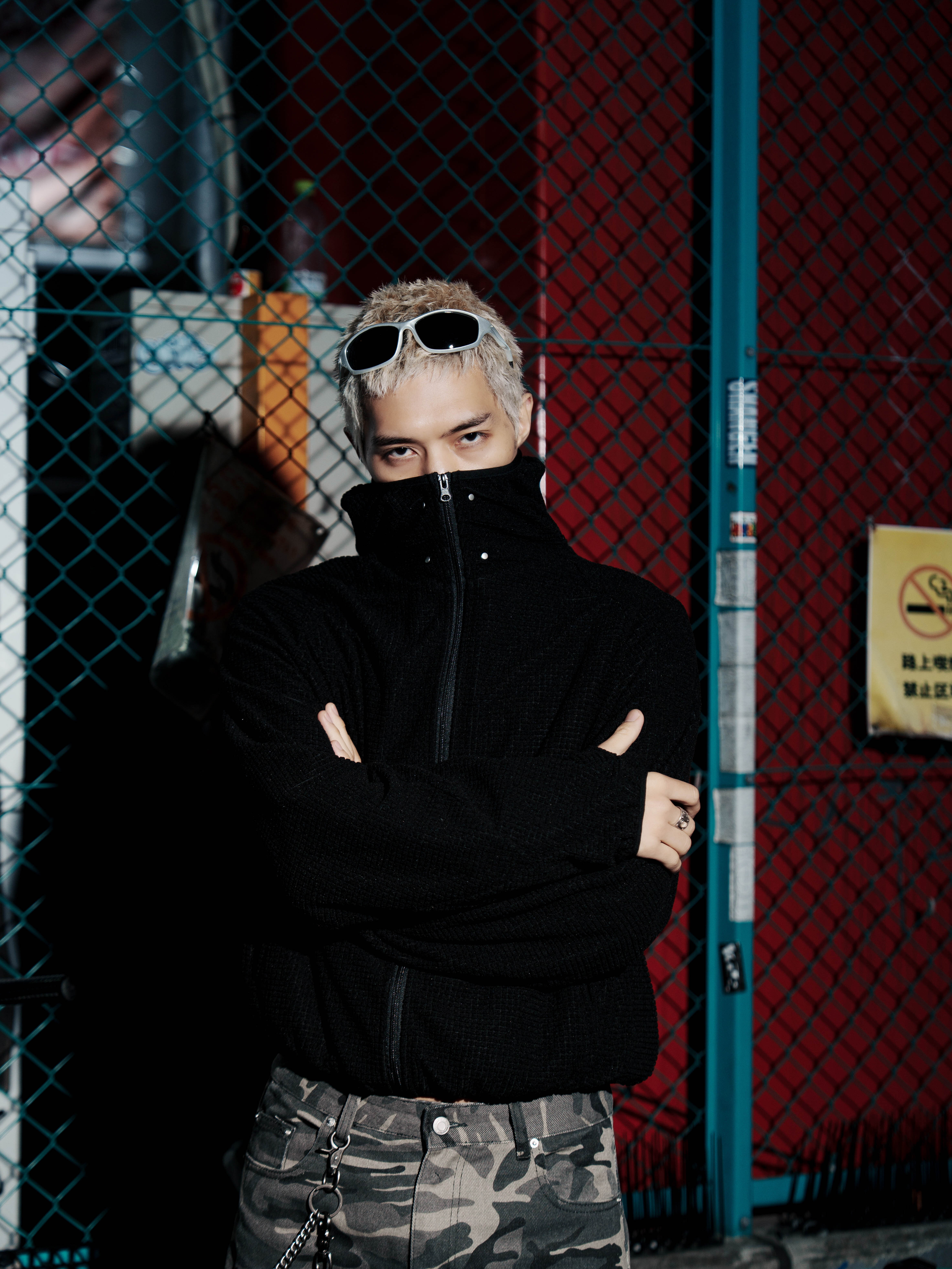 SIMON MADE OW-2522 潛行者 軟殼 華夫格 連帽 外套