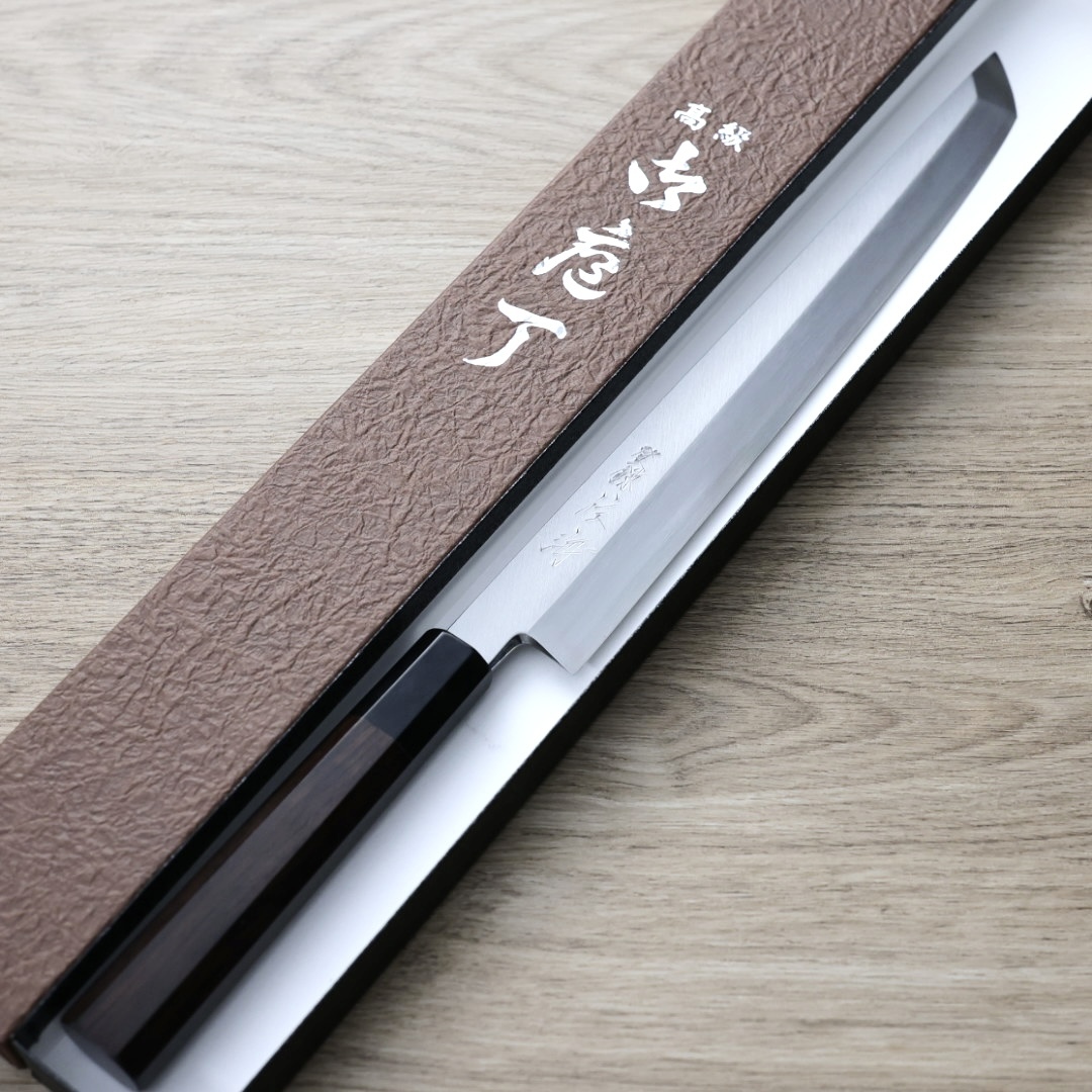 佐海 中川打刃物x清水將史 先丸柳刃 270mm 銀三鋼