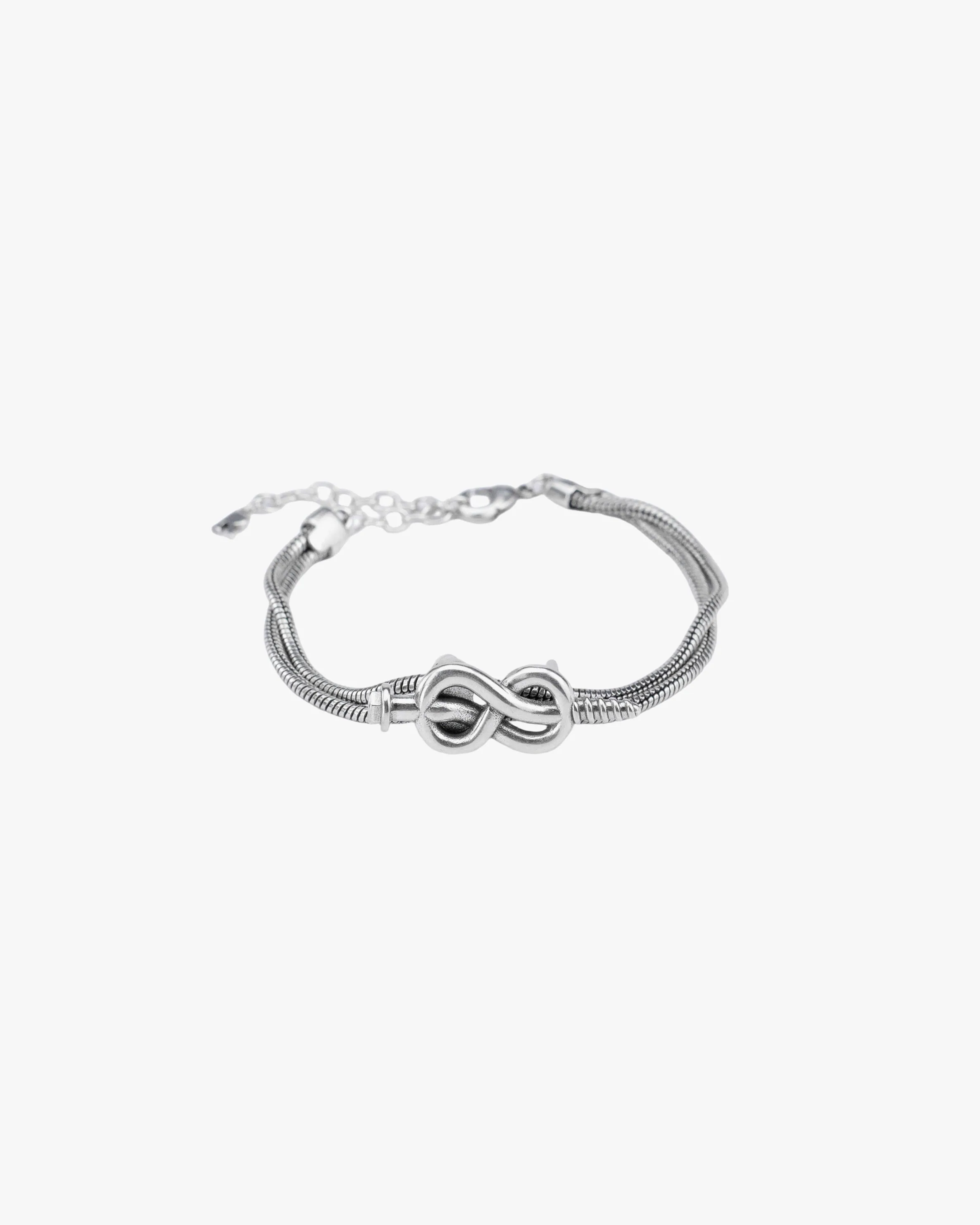 RECOVERY 螺旋結無限手鍊 (古銀)